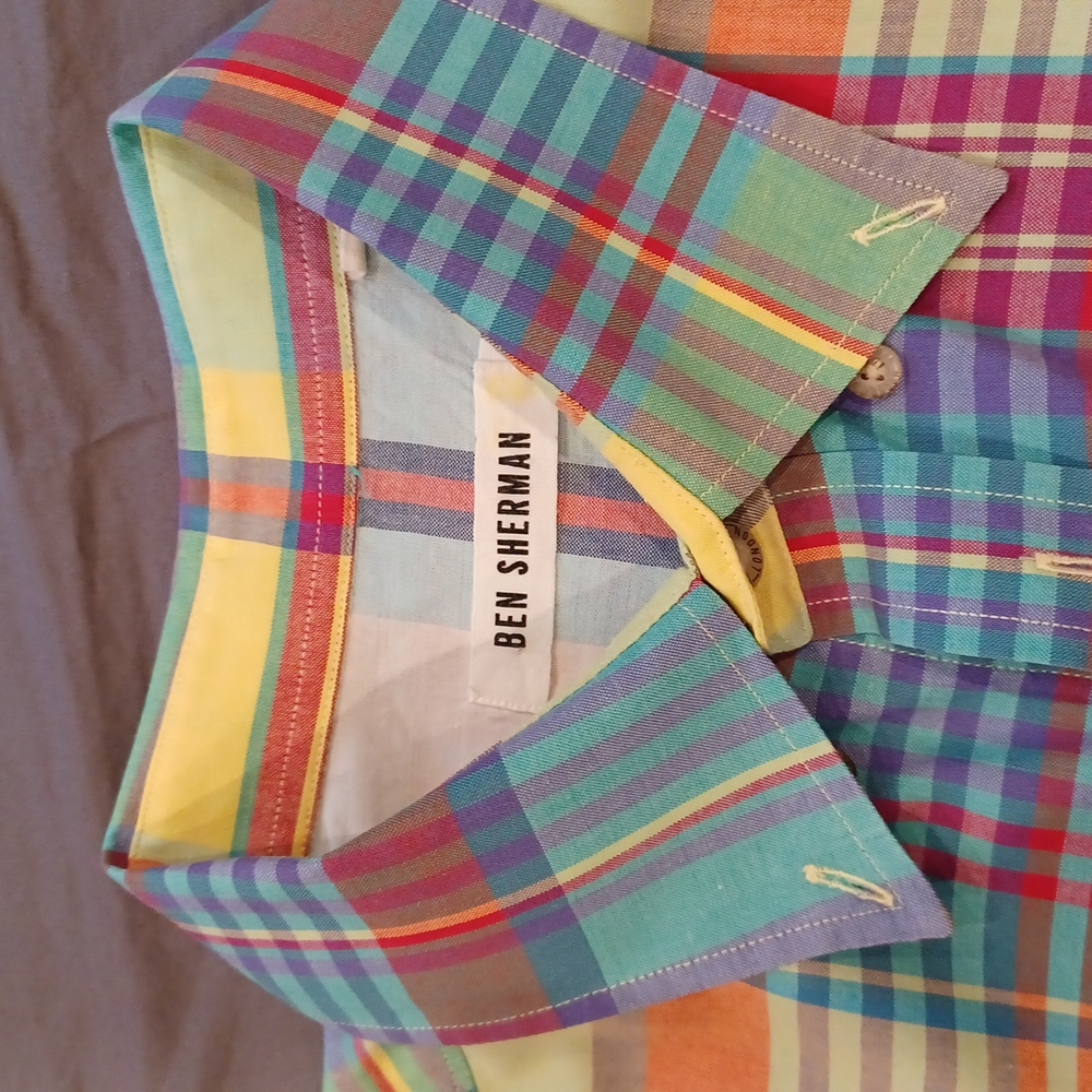 Multi-Colored Ben Sherman Button Down - image 1